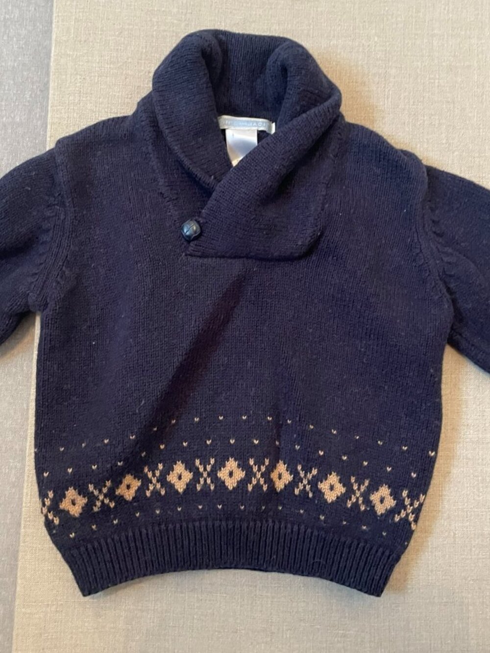 Janie and Jack boys sweater Size 6-12 months.